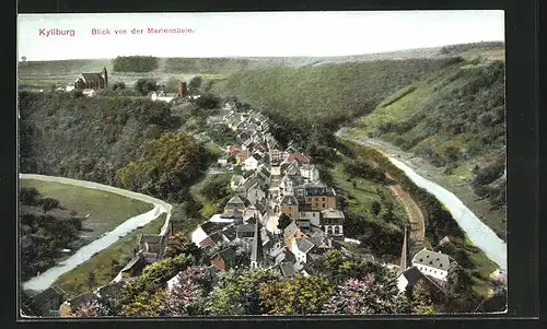 AK Kyllburg, Blick von der Mariensäule
