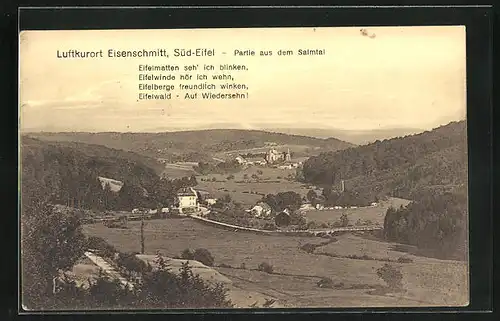 AK Eisenschmitt / Eifel, Partie aus dem Salmtal
