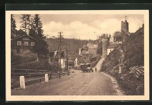 AK Manderscheid, Niderburg, Junkerhaus und Blockhütten