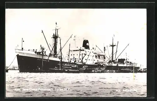 AK M.S. Tjitarum in Hafennähe