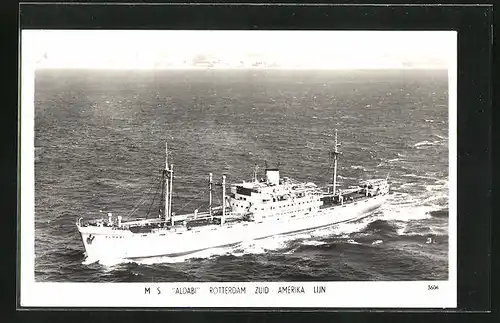 AK M.S. Aldabi in voller Fahrt