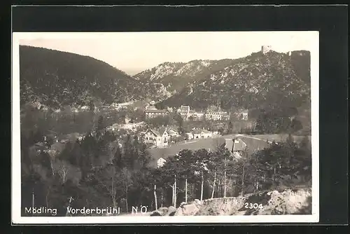 AK Mödling, Blick auf Vorderbrühl