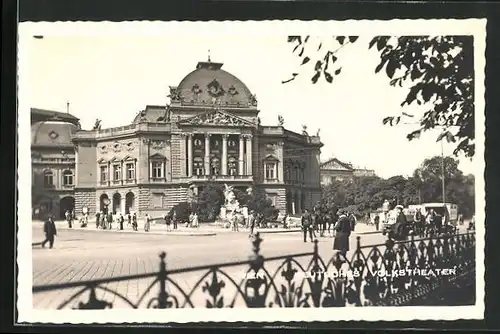 AK Wien, Blick auf das Deutsche Volkstheater