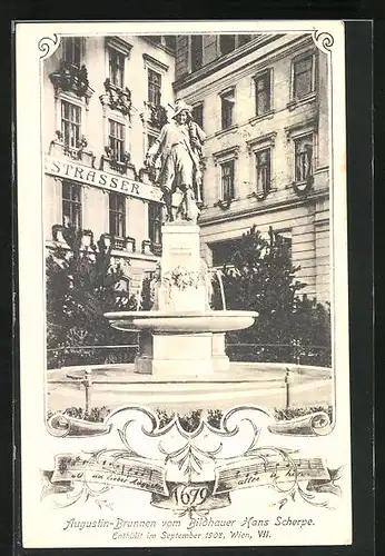 AK Wien, am Augustin-Brunnen