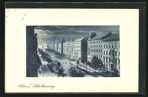 AK Wien, Blick auf den Schottenring