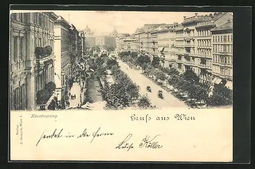 AK Wien, Blick auf den Kärntner Ring