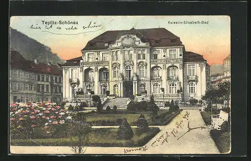 AK Teplitz Schönau / Teplice, Kaiserin Elisabeth-Bad