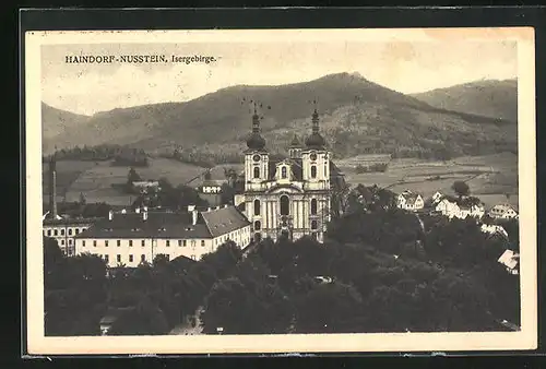 AK Haindorf-Nusstein, Blick auf die Kirche