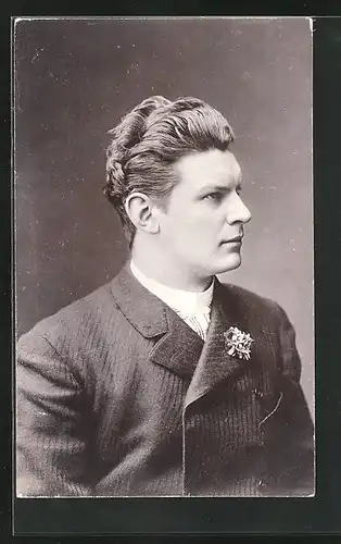 AK Schauspieler Georg Reimers im Seitenporträt