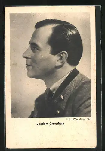 AK Schauspieler Joachim Gottschalk im Seitenporträt