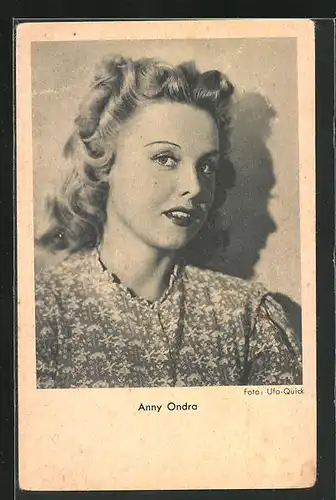 AK Schauspielerin Anny Ondra mit reizendem Lächeln