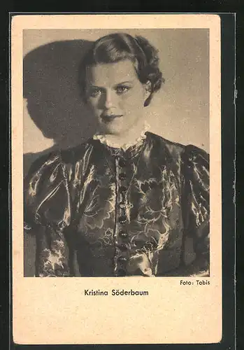 AK Schauspielerin Kristina Söderbaum in einem historischen Kostüm
