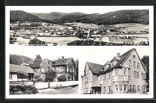 AK Löwensen, Ortsansicht, St. Maria, DRK-Müttererholungsheim Hohe Stolle