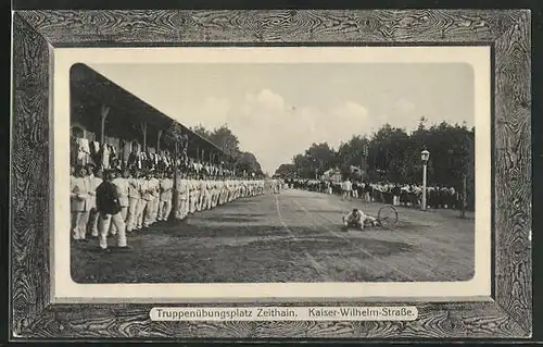 AK Zeithain, Truppenübungsplatz, Kaiser-Wilhelm-Strasse