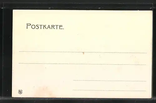 AK Alexisbad, Ortspartie aus der Vogelschau