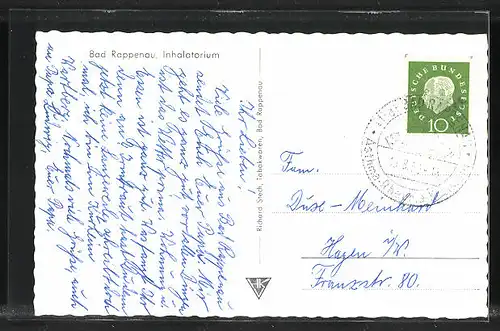 AK Bad Rappenau, im Inhalatorium