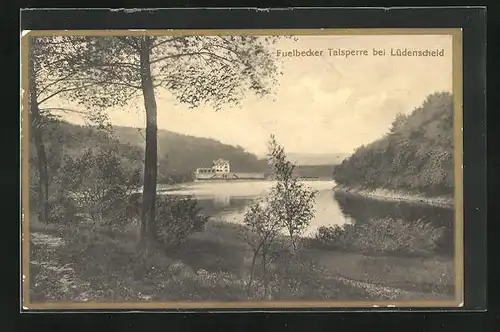 AK Lüdenscheid, am Ufer der Fuelbecker Talsperre