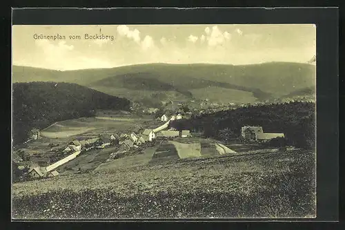 AK Grünenplan, Ortstotale vomn Bocksberg aus