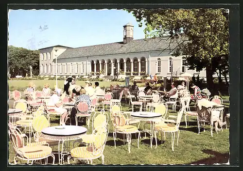 AK Norderney, Gartenlokal im Kurpark