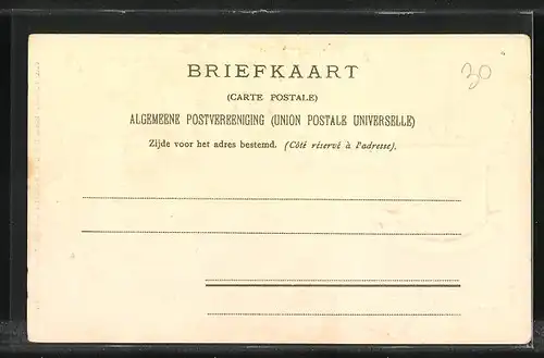 Präge-Lithographie Briefmarken, Niederlande, Wappentier Löwe