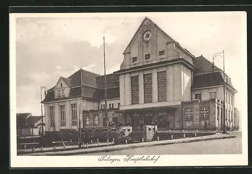 AK Solingen, vor dem Hauptbahnhof