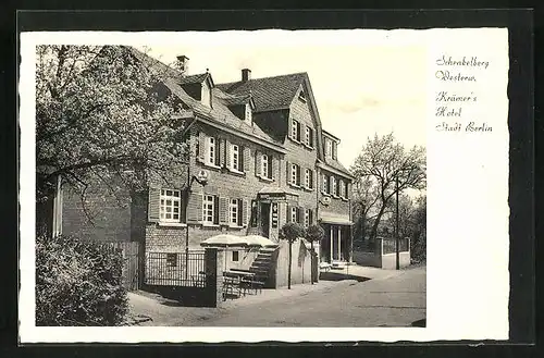 AK Schenkelberg /Westerwald, Krämer`s Hotel Stadt Berlin