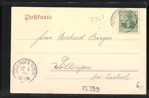 AK Unterreichenbach, Panorama