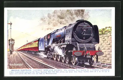 AK British Railways, London Midland Region, englische Eisenbahn