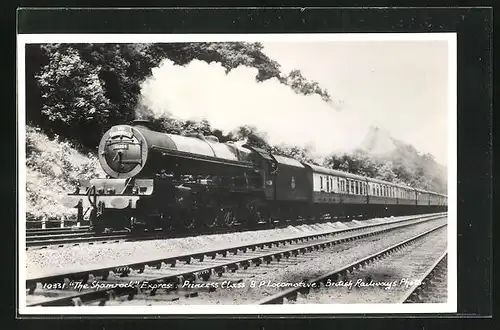 AK Englische Eisenbahn The Shamrock Express No. 46204, British Railways, englische Eisenbahn