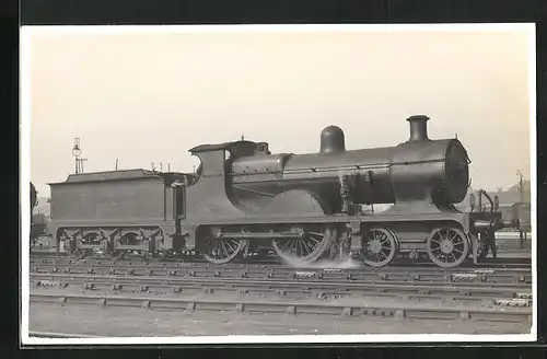 AK Lokomotive No. 166 im Güterbahnhof, SE&C Rly., englische Eisenbahn