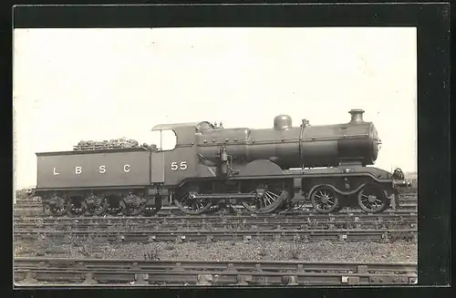 AK Lokomotive der LBSC Rly., englische Eisenbahn