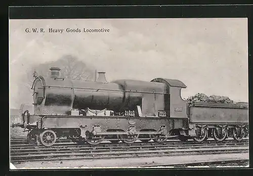 AK Heavy Goods Locomotive, GW Rly., englische Eisenbahn
