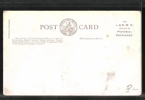 AK Three Cylinder Compound Express Engine No.1306, L&NW Rly., englische Eisenbahn