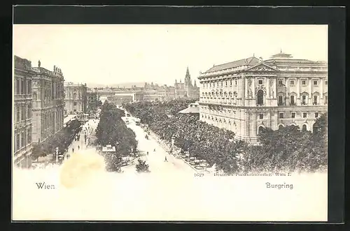 AK Wien, Ansicht vom Burgring