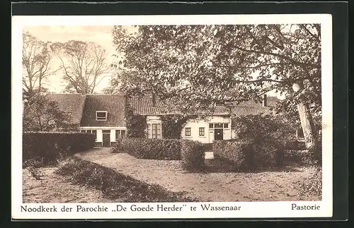 AK Wassenaar, Noodkerk der Parochie De Goede Herder, Pastorie