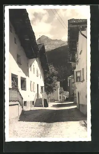 AK Sils, Partie der Dorfstrasse
