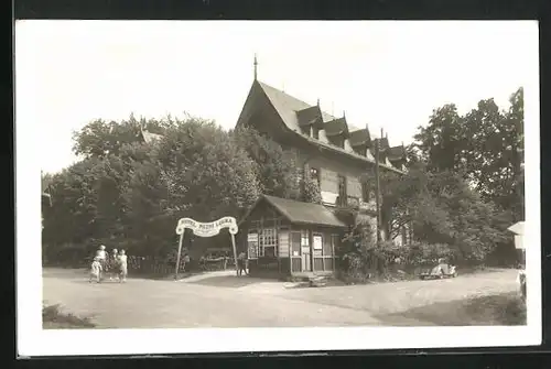 AK Herrnskretschen / Hrensko, Hotel Mezni Louka