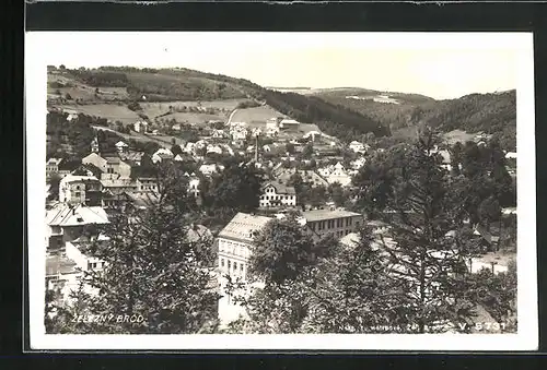 AK Zelezny Brod, Ortsansicht mit Umgebung