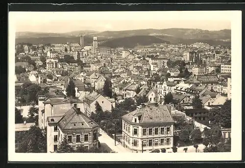 AK Gablonz / Jablonec Nad Nisou, Blick auf Stadt