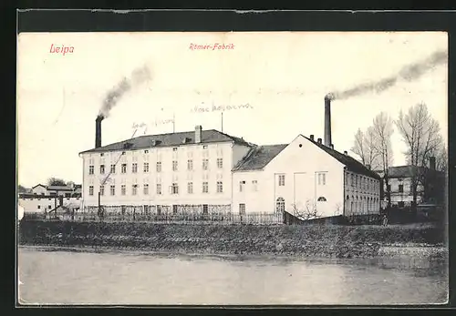 AK Leipa / Ceska Lipa, Römer-Fabrik