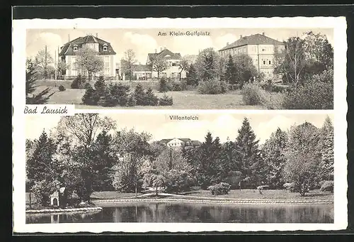 AK Bad Lausick, Villenteich, Am Klein-Golfplatz