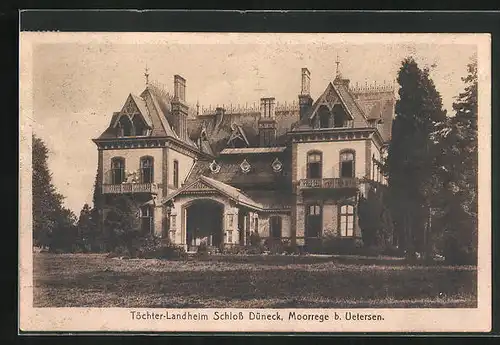 AK Moorrege b. Uetersen, Töchter-Landheim Schloss Düneck