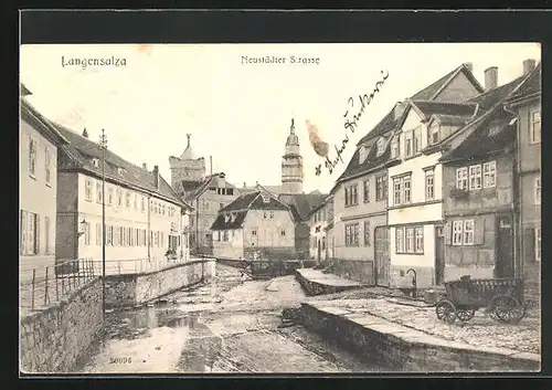 AK Langensalza, Neustädter Strasse