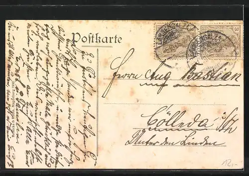 AK Langensalza, Neustädter Strasse