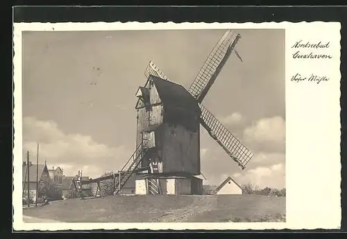 AK Döse /Cuxhaven, Windmühle