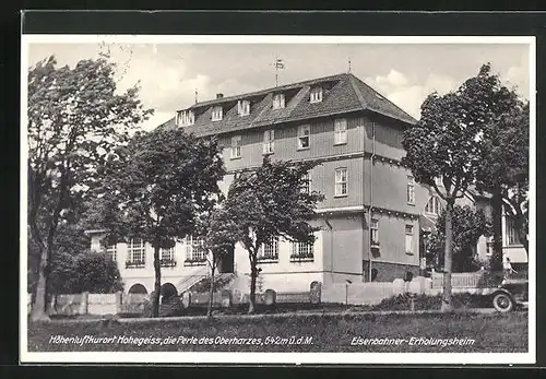 AK Hohegeiss, Partie am Eisenbahner Erholgunsheim