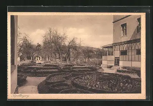 AK Heidingsfeld a. Main, Kapellengang des Erz. Institut und Haushaltungsschule