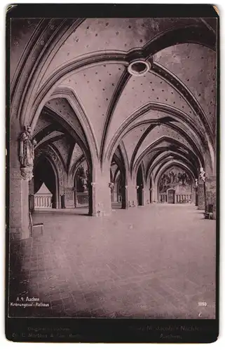 Fotografie E. Mertens & Ole, Berlin, Ansicht Aachen, Krönungssaal im Rathaus