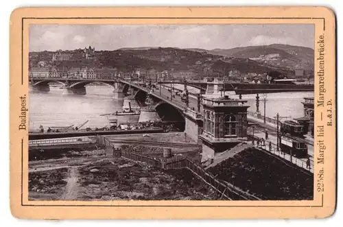 Fotografie Römmler & Jonas, Dresden, Ansicht Budapest, Margit hid, Margarethenbrücke