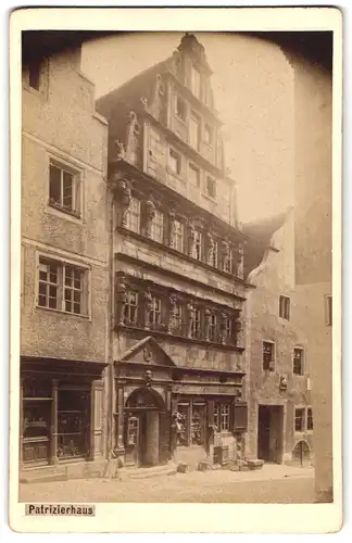 Fotografie Carl Herberth, Rothenburg ob der Tauber, Ansicht Rothenburg /Tauber, Altes Patrizierhaus